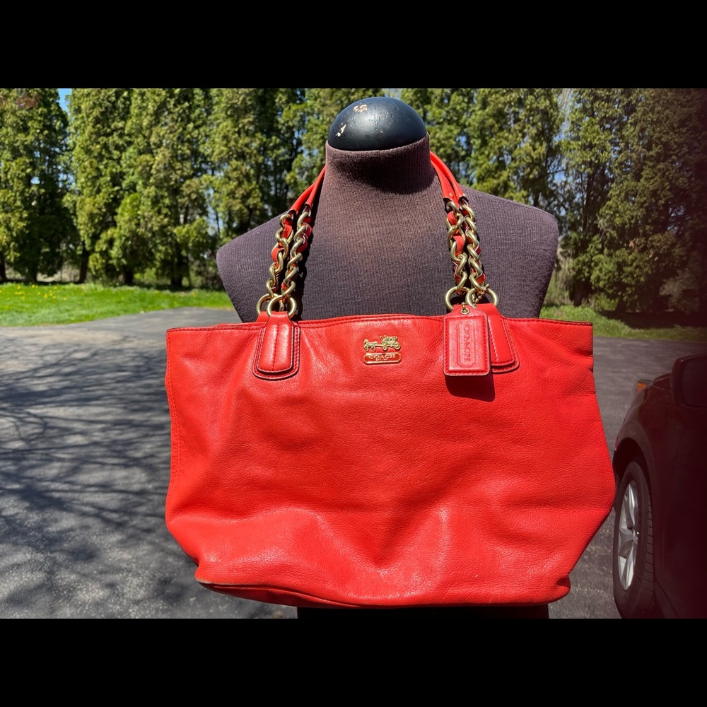 Coach Orange Purse. Gem